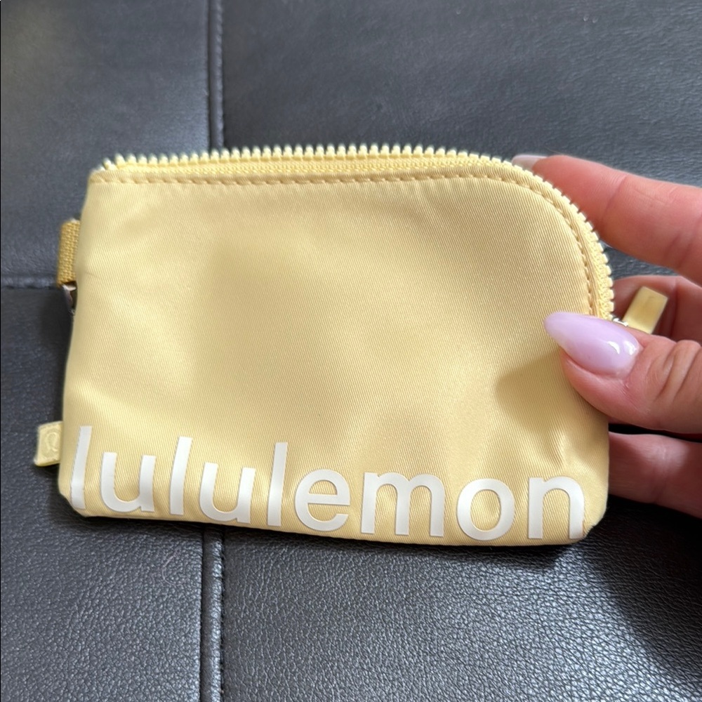 lululemon athletica Yellow Mini Pouch